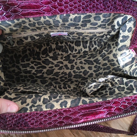 Purple snake print purse - Picture 7 of 8